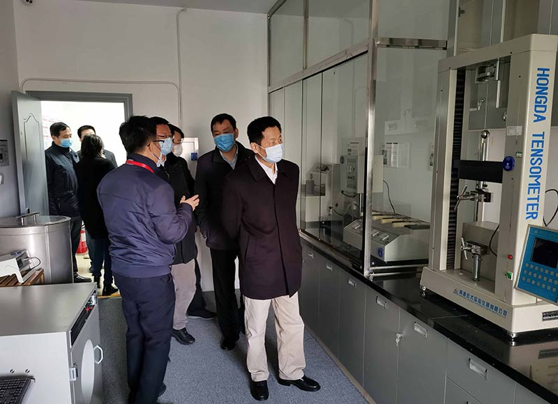 上海市委常委（wěi）、副市長吳清一行蒞（lì）臨指導香蕉视频免费下载（gé）防禦物資的生產