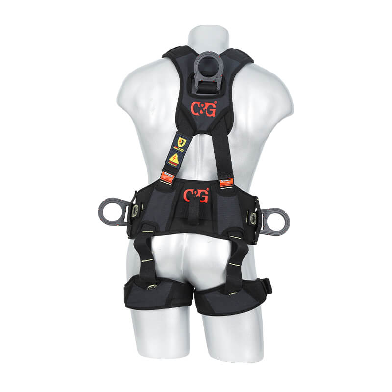 FA50608-ArcD -5掛點6調節點（diǎn）全（quán）身式安全帶-絕緣防電弧