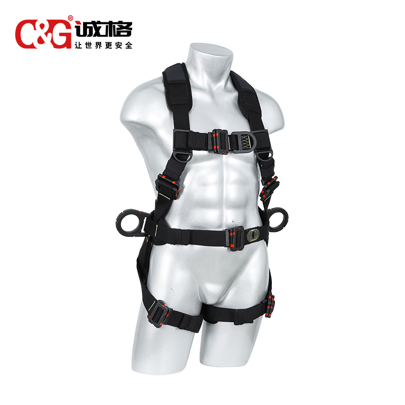 4掛點6調節點全身式安(ān)全帶(胸前小D環)-絕緣防電弧 FA40603-ArcD