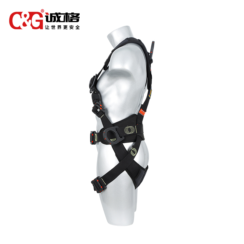 4掛點6調節點全身式安全帶(胸前小(xiǎo)D環)-絕緣防電弧(hú) FA40603-ArcD